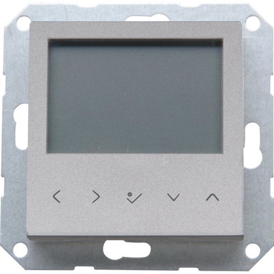 HK07 - Raumthermostat mit Display, programmierbar, Farbe: stahl