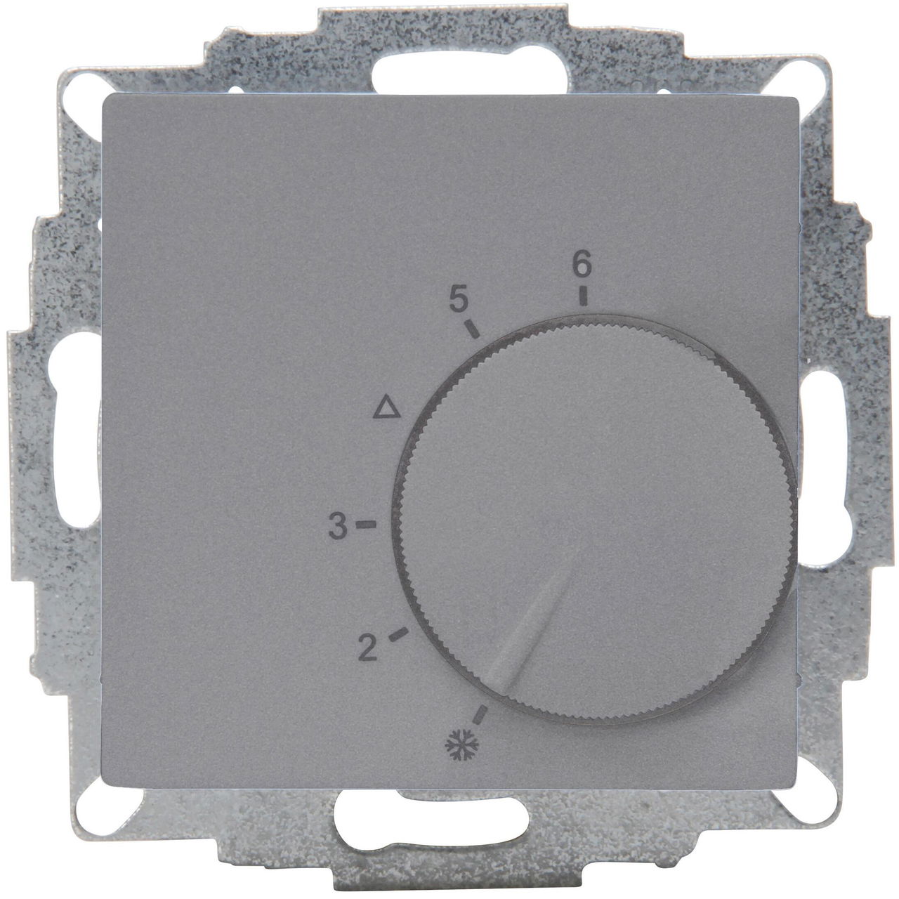 HK07 - Raumtemperaturregler „Öffner”, 2300W, Farbe: stahlfarben
