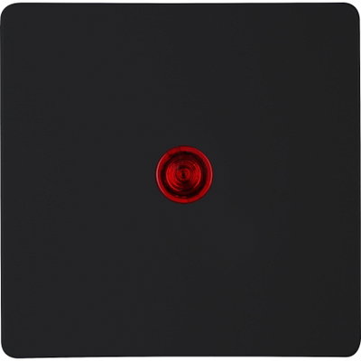 HK05 - Wippe mit Linse rot, Farbe: schwarz matt
