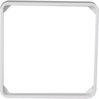 HK02 - Zwischenrahmen für 50x50 DIN Geräte, Farbe: arktisweiß