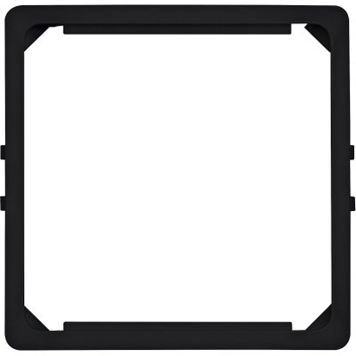 HK05 - Zwischenrahmen für 50x50 DIN Gerät, Farbe: schwarz matt