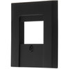 HK07 - TAE-Abdeckung, Farbe: schwarz matt