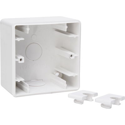 HK02 - Aufputzgehäuse, 1-fach, Farbe: arktisweiß