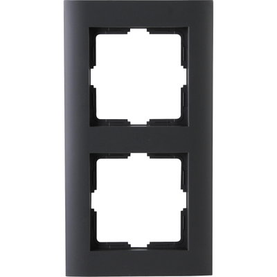 ATHENIS - Abdeckrahmen 2-fach, Farbe: anthrazit