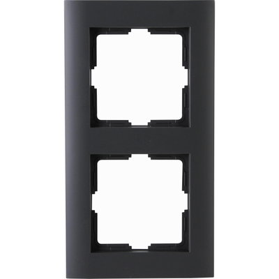 ATHENIS IP44 - 2-fach Abdeckrahmen, Farbe: anthrazit