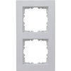 HK07 - Abdeckrahmen 2-fach, Farbe: grau matt