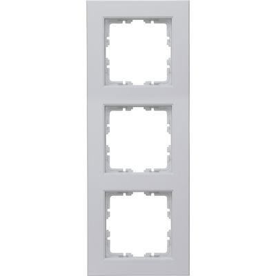 HK07 - Abdeckrahmen 3-fach, Farbe: grau matt