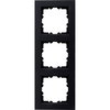 HK07 - Abdeckrahmen 3-fach, Farbe: schwarz matt