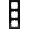 HK07 - Abdeckrahmen 3-fach, Farbe: schwarz matt