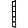 HK07 - Abdeckrahmen 5-fach, Farbe: schwarz matt
