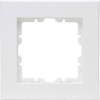 HK07 PURE - Abdeckrahmen 1-fach, Farbe: reinweiß