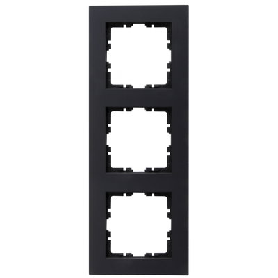 HK07 PURE - Abdeckrahmen 3-fach, Farbe: anthrazit