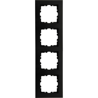 HK07 PURE - Abdeckrahmen 4-fach, Farbe: anthrazit