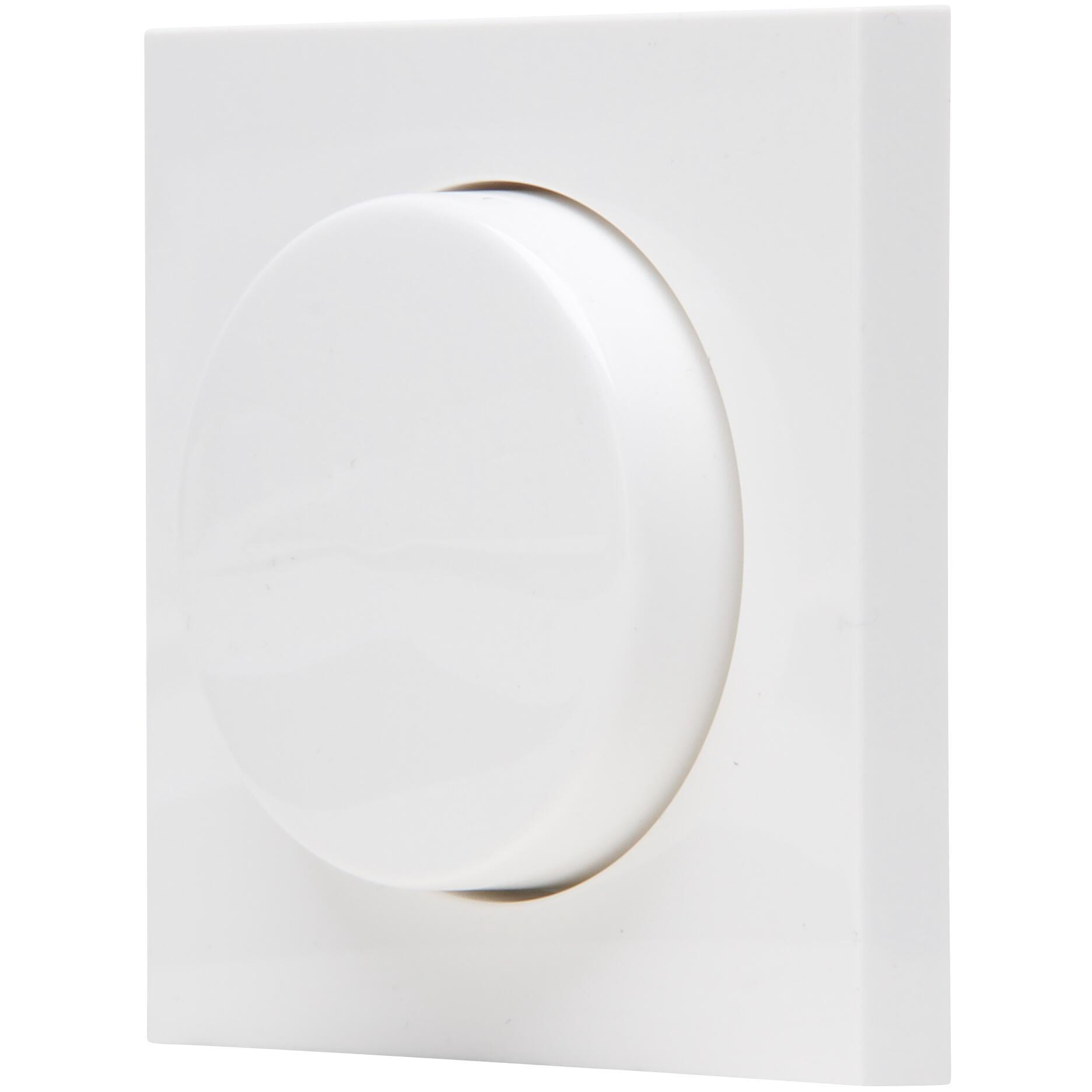 HK07 - Dimmer-Abdeckung für Druck-Wechseldimmer, Farbe: reinweiß – Bild 4 von 7