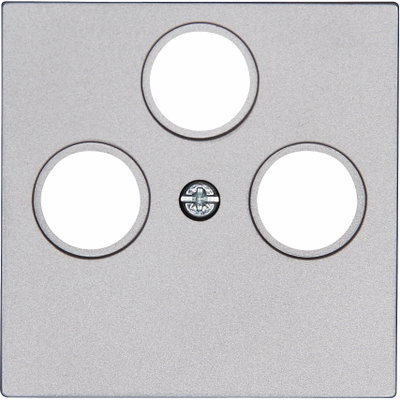 HK07 - Antennen-Abdeckung TV/RF/SAT, Farbe: stahl