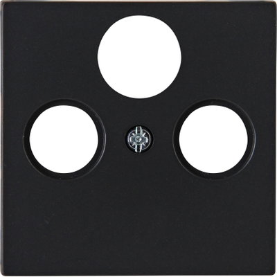 HK07 - Antennen-Abdeckung TV/RF/SAT, Farbe: schwarz matt
