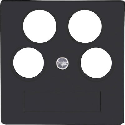 HK07 - Antennen-Abdeckung TV/RV/2x SAT, Farbe: anthrazit