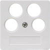 HK07 - Antennen-Abdeckung TV/RV/2x SAT, Farbe: reinweiß