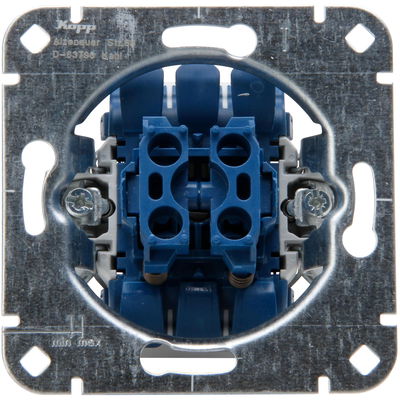 Unterputz Jalousietaster-Sockel, Farbe: aluminium