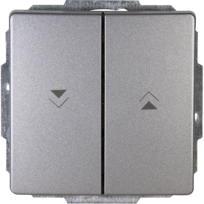 VENEDIG - Jalousieschalter, Farbe: platin