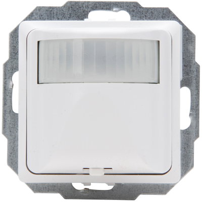 HK02/HK05/HK07 - INFRAcontrol T 180°, Infrarot-Bewegungsmelder, 2-Draht-Gerät, 40–400W, 50x50mm, Farbe: arktisweiß
