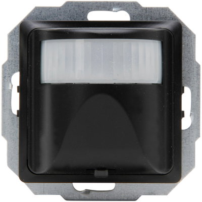 HK05/HK07 - INFRAcontrol R180°, Infrarot-Bewegungsmelder, 3-Draht-Gerät, max. 1.00W, 50x50mm, Farbe: schwarz matt