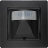 HK05 - INFRAcontrol R 180°, Komplettgerät inkl. Abdeckrahmen, Infrarot-Bewegungsschalter, 3-Draht-Gerät, 1.000 W, LED 300W, Farbe: schwarz matt
