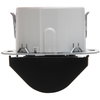 HK07 - INFRAcontrol Bewegungsmelder R180° 55x55mm, 3-Draht-Gerät, IP20, Farbe: schwarz matt