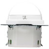 HK07 - INFRAcontrol T 180°, Infrarot-Bewegungsmelder, 2-Draht-Gerät, 5–300W, 50x50mm, Farbe: arktisweiß matt