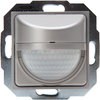 HK07 - INFRAcontrol R180°, Infrarot-Bewegungsmelder, 3-Draht-Gerät, max. 2.000W, 50x50mm, Farbe: stahl