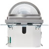 HK07 - INFRAcontrol R180°, Infrarot-Bewegungsmelder, 3-Draht-Gerät, max. 2.000W, 50x50mm, Farbe: stahl
