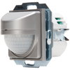 HK07 - INFRAcontrol R180°, Infrarot-Bewegungsmelder, 3-Draht-Gerät, max. 2.000W, 50x50mm, Farbe: stahl