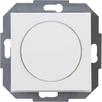ATHENIS - Kombigerät - Druck-Wechselschalter, Dimmer, für LED, Glühlampen, Halogenlampen, Farbe: arktisweiß matt