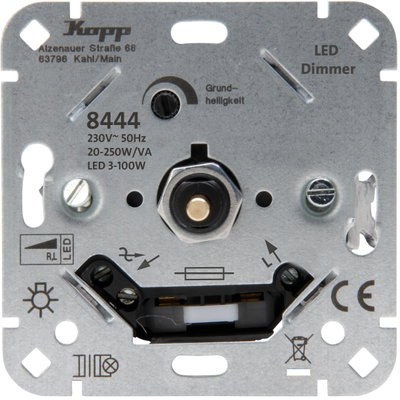 Druck-Wechselschalter LED Dimmer, 100W/RL