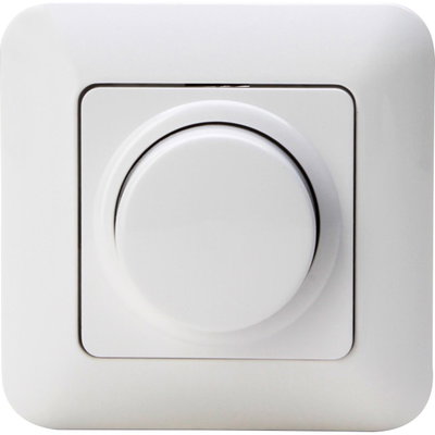 CADIZ - LED Druck-Wechsel-Dimmer 3-30W, Farbe: arktisweiß