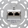 Netzwerkanschlussdose CAT6, 2x getrennte Anschlüsse (10Gbit/s/500MHz)