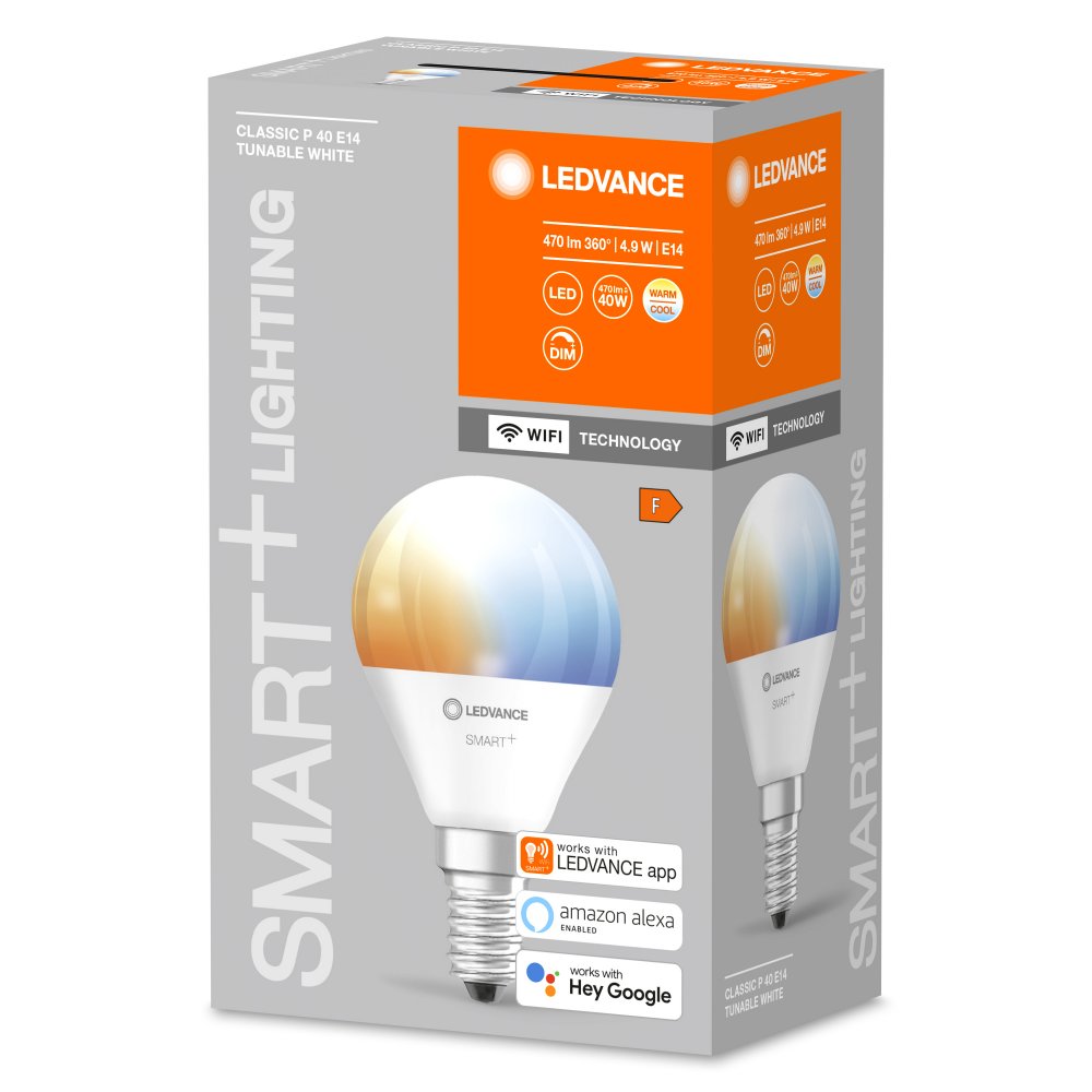 SMART+ WiFi Mini Bulb Tunable White 40 4.9 W/2700…6500 K E14 – Bild 5 von 5