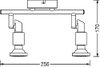 LED SPOT GU10 GU10 2 x 2.6W 2700K