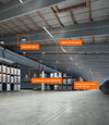 FLOODLIGHT PERFORMANCE ASYM 45x140 150 W 4000 K BK