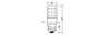 LED SPECIAL T SLIM DIM 60 320 ° 7.3 W/2700 K E27