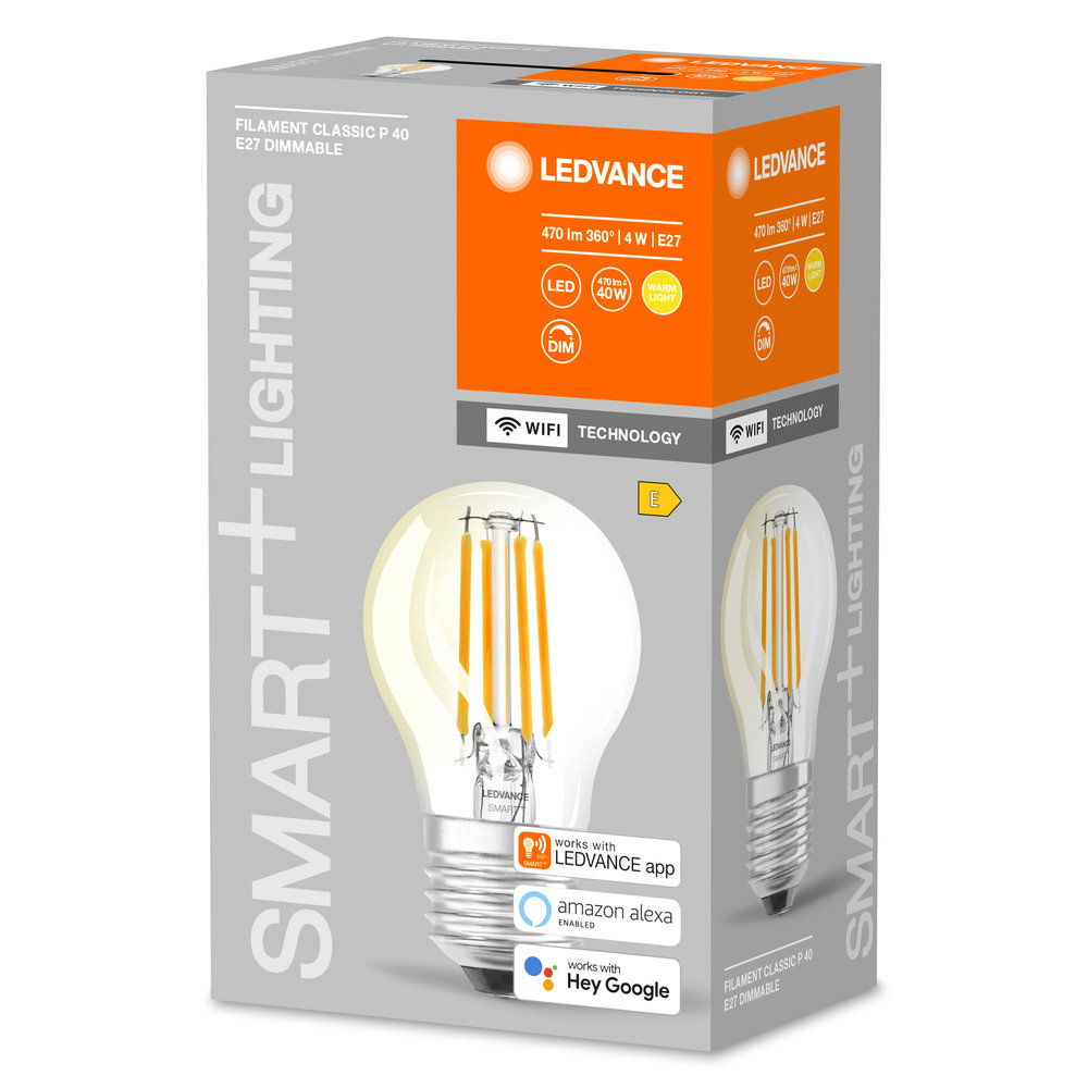 SMART+ WiFi Filament Mini Bulb Dimmable 40 4 W/2700 K E27 – Bild 3 von 3