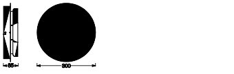 SMART+ WIFI ORBIS WALL ROUND 300mm TW – Bild 3 von 4
