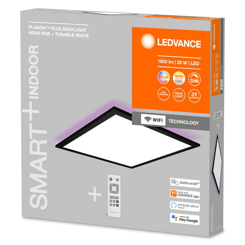 SMART+ Planon Plus Backlight with WiFi technology with Remote Control 450x450mm RGB + TW + RC – Bild 3 von 3