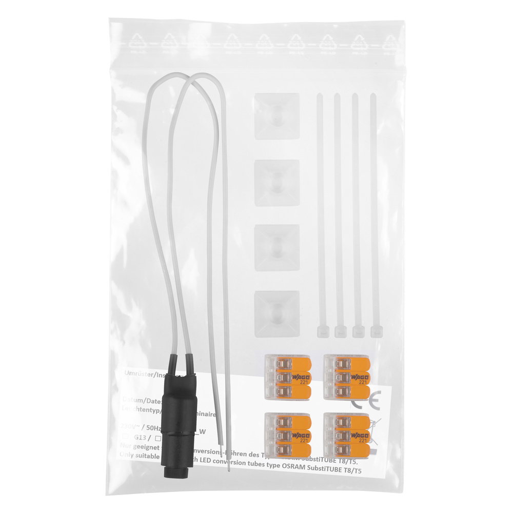 Umrüstkit für einflammige Leuchten