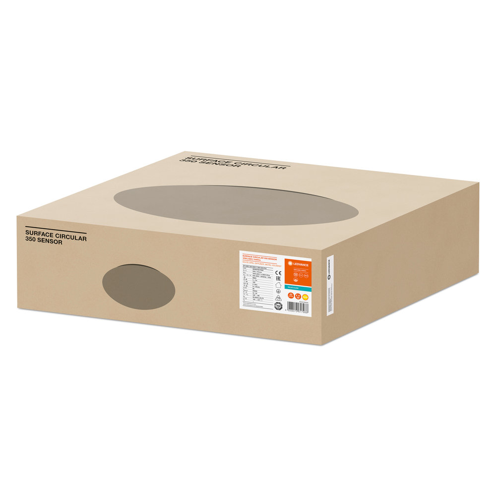Wand- und Deckenleuchte mit IP44 und Hochfrequenzsensor – Bild 5 von 5