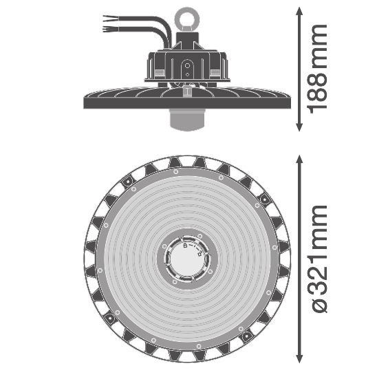HIGH BAY SENSOR GEN 4 147W 840 70DEG IP65 – Bild 6 von 10
