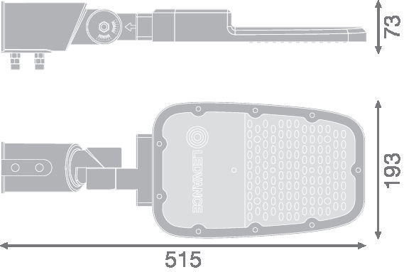 STREETLIGHT AREA MEDIUM RV20ST 65W 730 RV20ST GY – Bild 3 von 4