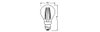 LED-Speziallampen mit Bewegungssensor, klassische Kolbenform