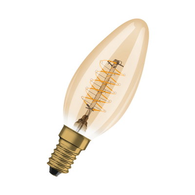 Dimmbare LED-Lampen, Vintage-Edition, klassische Kolben-, Minikerzen- und Miniballform mit LED Technologie im dünnen dekorativen Glühwendel-Design