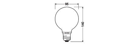 LED CLASSIC GLOBE ENERGY EFFICIENCY A S 60 4 W/3000 K E27 – Bild 2 von 4
